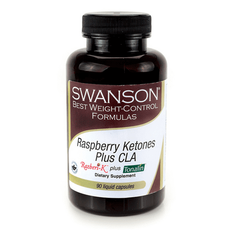 Swanson Raspberry Ketones Plus Cla 90 Liq Caps