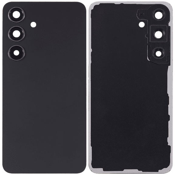 Replacement Back Cover Glass W/Camera Lens Compatible With Samsung Galaxy S24 5G (Aftermarket  ) (Onyx Black)