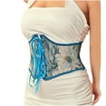 thumbnail image 4 of EINCcm Corset Belt for Women Renaissance Lace up Floral Wide Waist Belts, 4 of 6