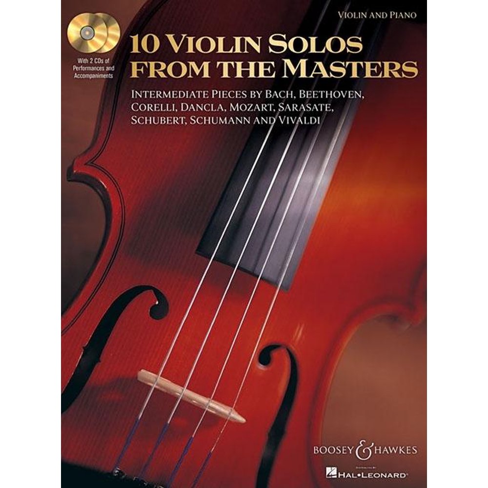 10 Violin Solos from the Masters Intermediate Pieces by Bach