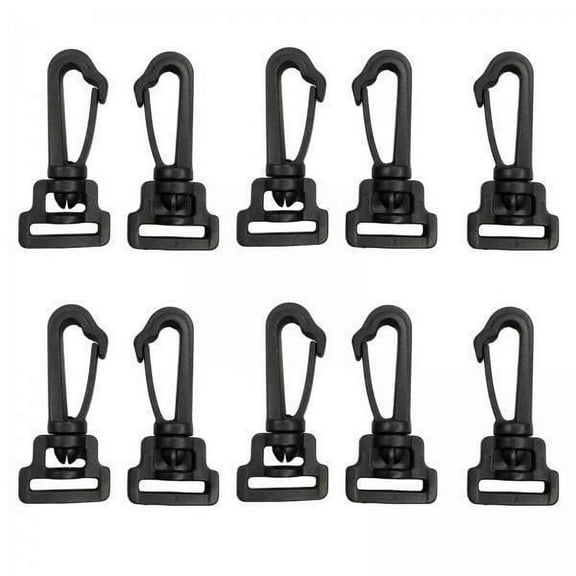 GARENDE 3X 10x Swivel Snap Hook Swivel Clip Multifunctional Webbing Strap Buckle Lobster