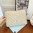 thumbnail image 6 of JINZJ Floral Laptop Sleeve Quilted Laptop Case For 11 Inch Laptop Tablet (blue), 6 of 7