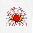 thumbnail image 4 of Inktastic I'd Rather Be Bowling Boys or Girls Baby Bodysuit, 4 of 5
