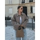 thumbnail image 2 of Chaqueta de entretiempo con solapa lisa para mujer, abrigo elegante acolchado de manga larga, prendas de vestir para ir al trabajo, otoño, 2 of 5