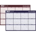 thumbnail image 7 of AT-A-GLANCE 2022 32" x 48" Yearly Calendar Reversible Maroon/Navy A152-22, 7 of 7