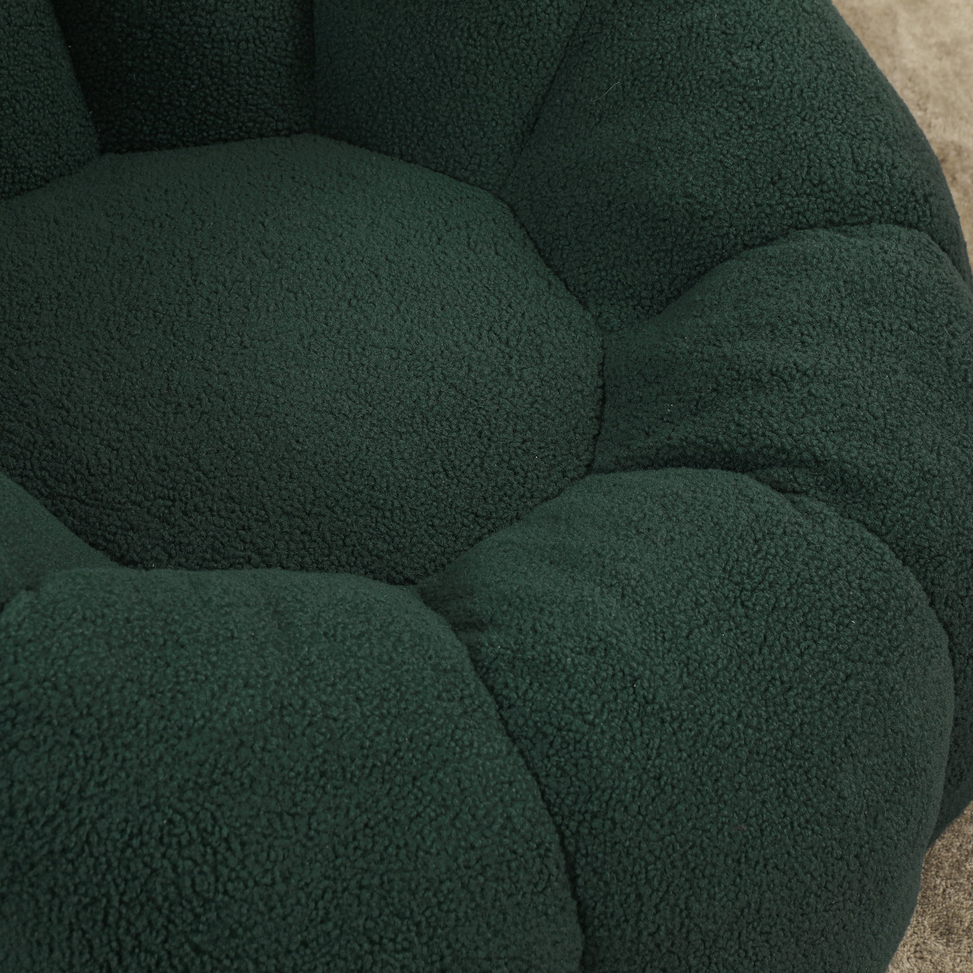 Jopath Bean Bag Chair for Adults and Kids,Oversized Bean Bag Sofa with Armrests Stuffed High-Density Foam,Lazy Sofa Floor Sofa for Living Room Bedroom,Green