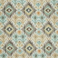 thumbnail image 4 of Sorra Home Grey Aqua Ikat Indoor/Outdoor Deep Seating Pillow and Cushion Set, Corded, 4 of 5