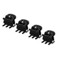 thumbnail image 3 of 60pcs Small Hair Claws Platic Mini Hair Clamps Headwear for Girls Women Lady (Black), 3 of 5