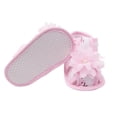 thumbnail image 3 of Baby Girls Summer Lace Flower Sandals Infant Toddlers Anti-slip Soft Sole Bottom Walking Princess Shoes Moccasins First Walkers, 3 of 5