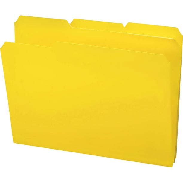 Smead File Folders, Yellow, 24 / Box (Quantity) - Walmart.com - Walmart.com