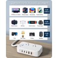 thumbnail image 4 of Regleta de alimentación USB KWRNVO con cargador USB C de 65 W y 7 puertos, 4 of 7