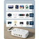 thumbnail image 4 of Regleta de alimentación USB KWRNVO con cargador USB C de 65 W y 7 puertos, 4 of 7
