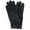 Black - Smartdri, variant on isotoner WomenÂs Spandex Stretch Shortie Cold Weather Gloves with Leather Palms and Chevron Details, smartDRI Black, L/X-Large