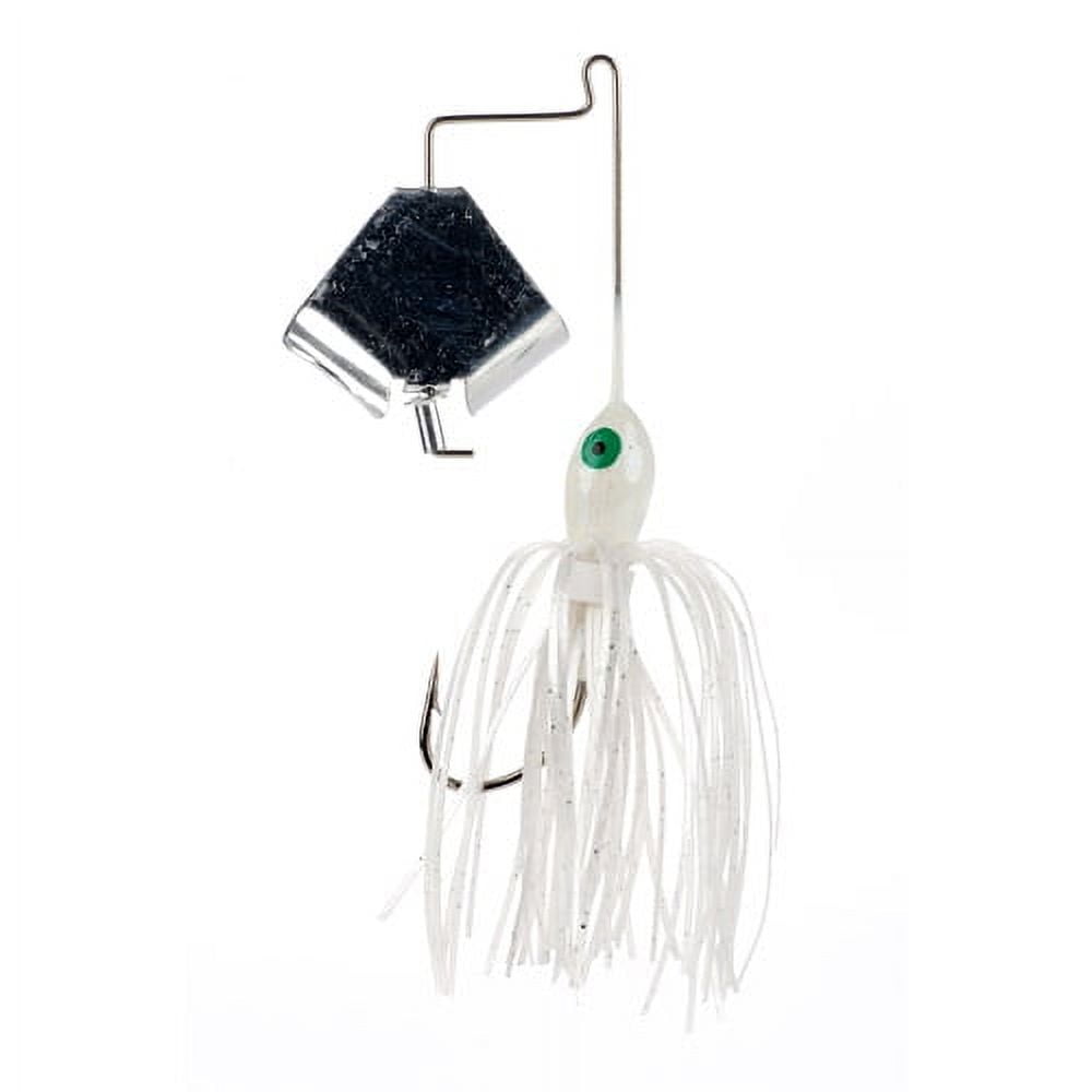 (2 pack) Strike King Mini Pro Buzz 1/8oz Buzzbait Lure White