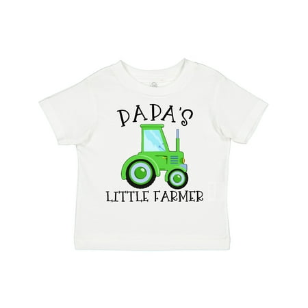 

Inktastic Papa s Little Farmer- Green Tractor Gift Toddler Boy or Toddler Girl T-Shirt