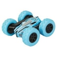 thumbnail image 1 of SIYTUAU Rc Stunt Car Toy 24Ghz Remote Control 360° Flip Rotating Vehicle Light Blue Color Double Sided Off Road Toy For Children Plastic Material Standard Size Light Blue, 1 of 6