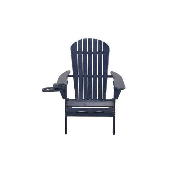 Jiallo Foldable Adirondack Chair With Cup Holder