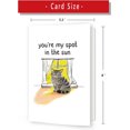 thumbnail image 3 of Tarjeta de San Valentín PUGAILA con temática de gato romántica 20,5 x 13,5 cm, 3 of 7