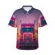 thumbnail image 1 of Balery Sunset Truck Highway Camisas hawaianas de manga corta para hombre, camisas playeras de corte holgado, camisas de vacaciones con botones,Medium, 1 of 7
