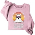 thumbnail image 2 of Maplenight Womens Halloween Ghost Graphic Sweatshirt Casual Long Sleeve Crew Neck Pullover Tops Fall Winter Loose Fit Pullover Sweatshirts For Women​​, 2 of 3