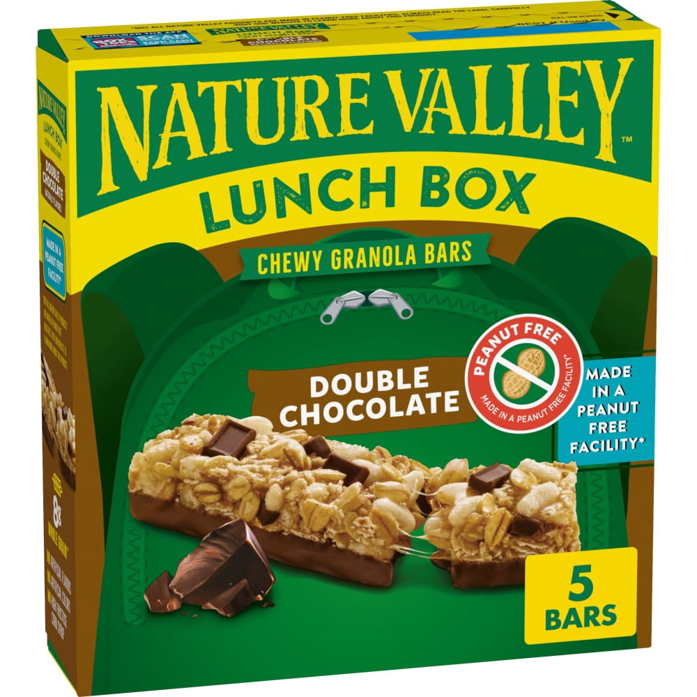 Nature Valley Peanut Free Chewy Double Chocolate Granola Bars 5 ct / 0.92 oz - 5 Pack