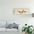 thumbnail image 3 of Trademark Fine Art 'Festive Birds Panel II Linen' Canvas Art by Danhui Nai, 3 of 3