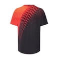 thumbnail image 5 of Endives Women's Short Sleeve T-shirts Crew Neck Drop Shoulder 2D Printed Basic Top Oversized Tee Fashion, 5 of 7