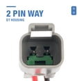 thumbnail image 5 of iCrimp Deutsch DT 2 Pin Pigtail, Waterproof Wire Harness for Light Bar, Fog Light, 5 of 9