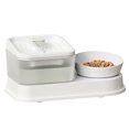 thumbnail image 2 of Cat Water Fountain and Food Bowl, Multifunction Raised Automatic Clear Water  Double Cat Bowls  for Cats, 2 of 8