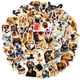 thumbnail image 1 of 50 pegatinas de vinilo impermeables para perros, botella de agua, funda para teléfono portátil, álbum de recortes, diario, pegatinas para cachorros, pieles y calcomanías, recompensa para estudiantes, decoración de bricolaje, fiesta temática de perro JM, 1 of 5
