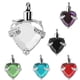 thumbnail image 5 of Joyas de cremación conmemorativas para cenizas/colgante/urna/ corazón cristal inoxidable Zulema La cremación urna, 5 of 7