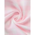 thumbnail image 6 of Women'S Summer Gingham Long Dress Corset Square Neck Lace Up Backless Casual Sundress Pink L, 6 of 9