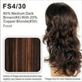 thumbnail image 2 of Oprah-2 Wig Color FS4/30 - Vivica Fox Wigs 6.5" Length Loose Mixed Spural Curls Synthetic Fiber Side Skin Part Pure Stretch Cap African American Black Womens Bundle MaxWigs Hairloss Booklet, 2 of 4
