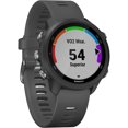 thumbnail image 2 of Garmin Forerunner 245 GPS Running Smartwatch (Slate Gray) + Extended Warranty + Cleaning Cloth, 2 of 5