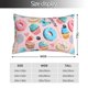 thumbnail image 2 of Fotbe Cupcakes and Donuts Funda de Almohada Decorativa Estilo Occidental, Lujo en Algodón, Fundas para Almohadas King, Cojín Estampado para Decoración del Hogar-14"x20", 2 of 6