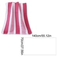 thumbnail image 4 of FEOLGEHLY Striped Designs Large Bath Towels, Corals Fleece, 55x27 inch Luxury Extra Large Bath Towels, Lighter Weight, Quicker to Dry, Super Absorbent, Oversize Bathroom Towels, Red, 4 of 7