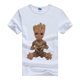 thumbnail image 1 of Camiseta con estampado de dibujos animados de Marvel I AM GROOT para mujer, blusa Kawaii de los años 90, camisetas holgadas blancas con cuello redondo, Tops de manga corta para mujer, 1 of 4