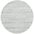 thumbnail image 4 of SAFAVIEH Madison Hannah Geometric Area Rug, Silver/Ivory, 6'7" x 6'7" Square, 4 of 9