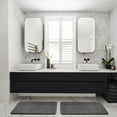 thumbnail image 2 of Mainstays Grey 2-Piece Performance Foam 20"x 32" Bath Rug Set, 2 of 10