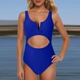 thumbnail image 2 of iTNHFP Plus Size Swimwear Separates Women's Classic Fit Cut Out Bikini Bottom, 2 of 5