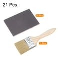 thumbnail image 3 of Uxcell 21 Pcs Bloque de Lijado 800 Grit 70 x 100mm Almohadilla de Lijado Húmedo y Seco con Cepillo de Madera, 3 of 7