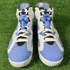thumbnail image 5 of Ni - ke Ni - ke Air Jordan 6 Retro UNC White 2022 Size 12 Mens (CT8529410) University Blue, 5 of 5