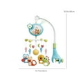 thumbnail image 4 of Qocolhg Crib Mobile with Music and Lights, Baby Mobiles for Cribs,Nursery Musical Mobile for Bassinets Toys Hanging Girls Boys,Pack and Play Space Portable Animal Mobile Hanger Arm Clip On Attachment, 4 of 8