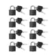thumbnail image 2 of Lock Small Padlock with Key Luggage Gym Locker Lock Mini Color Padlock Compatible Outdoor School (Twist-On), 2 of 5