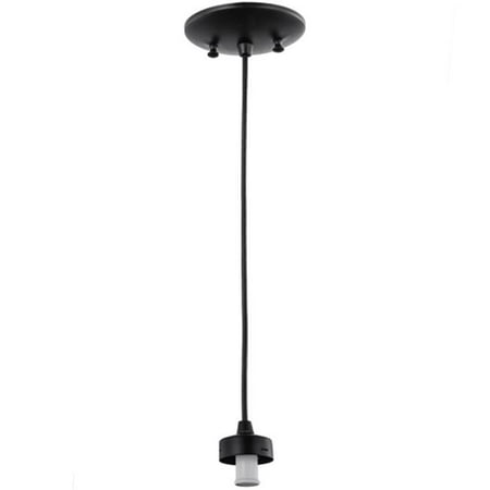 

Meyda 157304 5 in. Black 1 Light LED Pendant Hardware Black Cord & Canopy