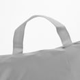 thumbnail image 4 of Urban Shop Supportive Polyester Canvas Bean Bag with Pocket, Silver, 4 of 5
