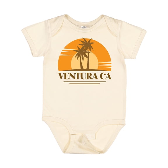 Inktastic Ventura California Retro Sunset Boys or Girls Baby Bodysuit