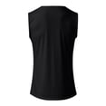 thumbnail image 5 of Letdown Men's Casual Knitted Tank Tops Crew Neck Sleeveless Muscle T Shirts Summer Beach Tops Classic Fit Tanks Solid Color, 5 of 5