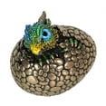 thumbnail image 5 of Bronze Finish Dragon Hatchling Figurine with Hand Painted Color Accents, 5 of 5