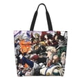 thumbnail image 2 of Animation My Hero Academia Tote Bags Reusable Women Shoulder Bag Grocery Bag Travel Beach Shopping Work Daily Handle Bag, 2 of 8